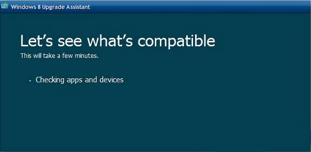 Kiểm tra ứng dụng và thiết bị tương thích với Windows 8