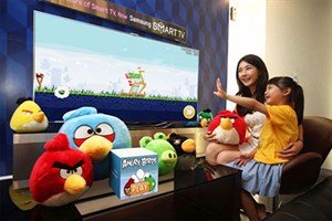 Samsung mang game Angry Bird lên TV