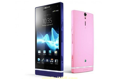 Xperia SL nâng cấp CPU và có màu mới
