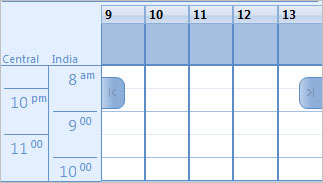 Bổ sung múi giờ trong Outlook Calendar