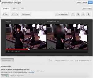 Youtube cho phép làm mờ khuôn mặt với 1 cú click chuột