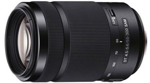 Ống zoom 55-300 mm giá rẻ cho máy Sony Alpha