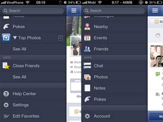 Năm sau iOS sẽ có ứng dụng Facebook mới hoàn toàn