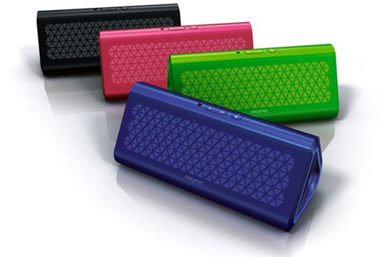 Creative Airwave có đến 4 màu Loa di động nhiều màu sắc của Creative