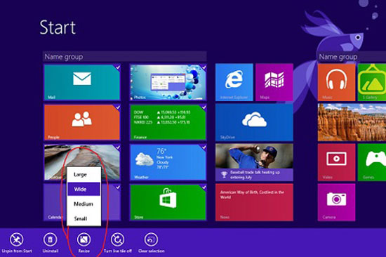 Cách tùy chỉnh giao diện Windows 8.1