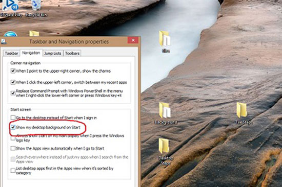 Cách tùy chỉnh giao diện Windows 8.1