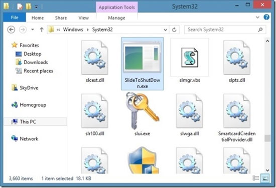 Kích hoạt chức năng Slide To Shutdown trong Windows 8.1 Preview