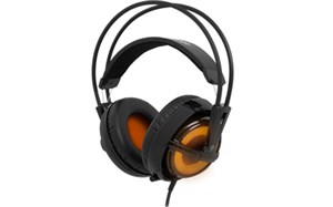 Tai nghe SteelSeries Siberia v2 Heat Orange có thêm đèn nền LED