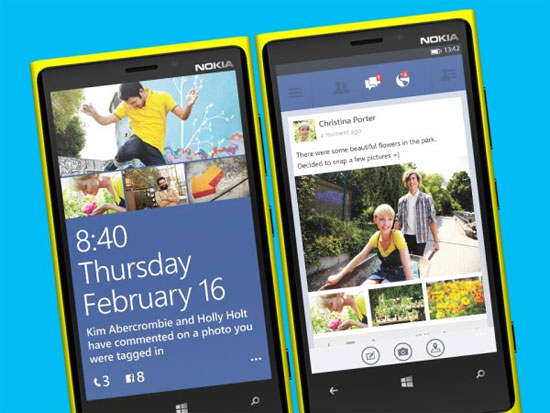 Facebook được nâng cấp Facebook trên Windows Phone 8 được nâng cấp mạnh mẽ