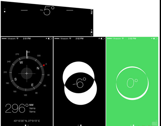 Ứng dụng la bàn Những thay đổi khó nhận ra của iOS 7