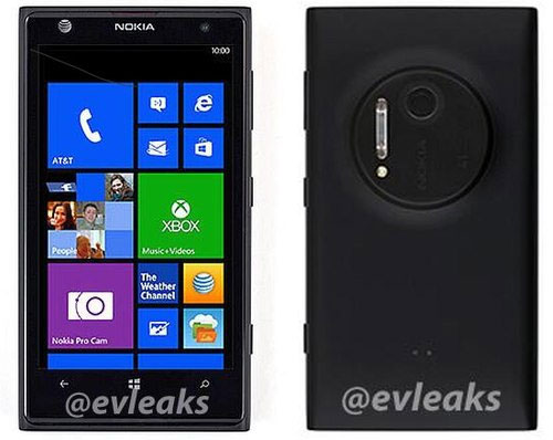 Ảnh mới về điện thoại Nokia 41 "chấm" xuất hiện cùng tên Lumia 909
