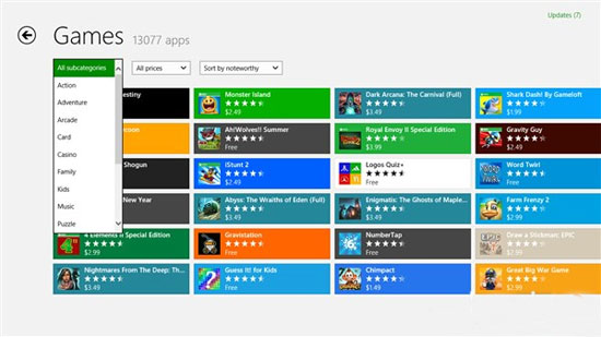 Các gian hàng trên Windows Store. Hướng dẫn "đi chợ" trên Windows 8
