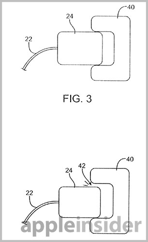 Hình ảnh mô tả bằng sáng chế về tai nghe Apple đang phát triển tai nghe earbud chống ồn