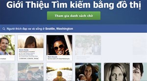 Mạng Facebook phát hành công cụ đồ thị tìm kiếm