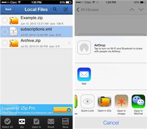 Top 3 ứng dụng miễn phí quản lý tập tin Zip cho iPhone