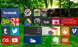 Biến New Tab của Chrome thành Metro của Windows 8