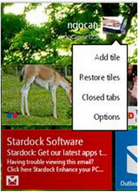 Biến New Tab của Chrome thành Metro của Windows 8