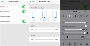 Đưa tính năng Control Center của iOS 7 lên thiết bị Android