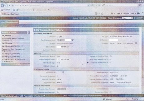 Bản lịch sử giao dịch Internet Banking của Maritime bank (in từ website). Cướp sim để rút tiền: Thủ đoạn quá dễ
