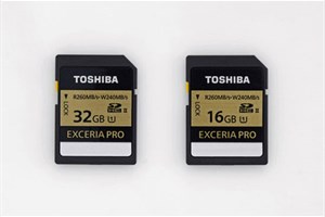 Toshiba công bố thẻ nhớ Exceria Pro nhanh nhất thế giới