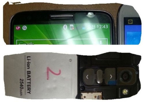 Hình ảnh mới cho thấy màn hình của Optimus G2 có viền rất mỏng Smartphone cao cấp nhất của LG dùng màn hình Full HD OGS