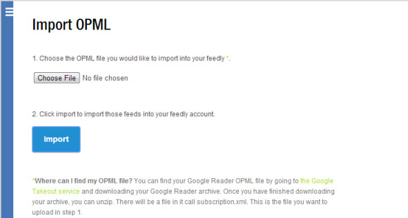 Hướng dẫn chuyển dữ liệu từ Google Reader sang Feedly