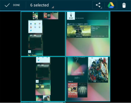 Upload ảnh chụp màn hình lên google driver và dropbox Chụp màn hình trên thiết bị chạy Android từ 4.0 trở về sau