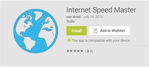 Tăng tốc mạng trên Android với Internet Speed Master