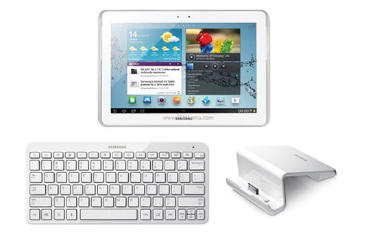 Galaxy Tab 2 10.1 Student Edition được đi kèm với nhiều phụ kiện và dịch vụ. Galaxy Tab 2 10.1 bản sinh viên giá 350 USD