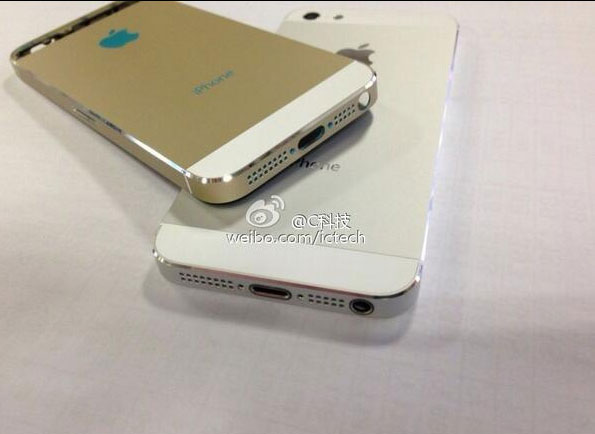 Bất ngờ lộ diện iPhone 5S màu vàng lạ mắt