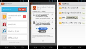 Droid Finder: Ứng dụng chống trộm xuất sắc cho điện thoại Android