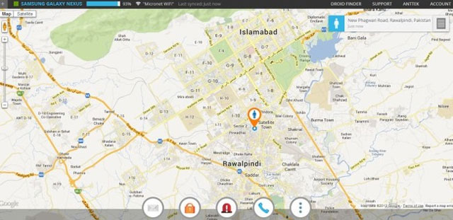 Droid Finder: Ứng dụng chống trộm xuất sắc cho điện thoại Android