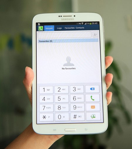 Galaxy  Tab 3 8.0 Những máy tính bảng cỡ nhỏ có thể gọi điện như smartphone