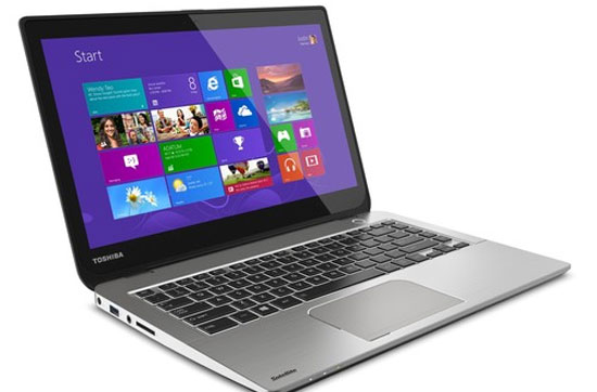 Các mẫu Satellite E mới chạy hệ điều hành Windows 8. Ultrabook Toshiba hỗ trợ cảm ứng, điều khiển bằng giọng nói