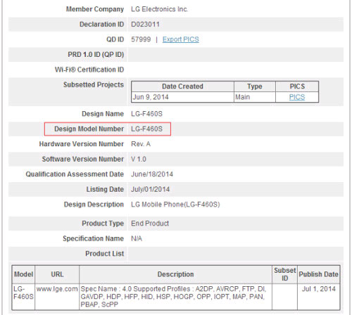 LG G3 Prime lộ diện với cấu hình cực mạnh