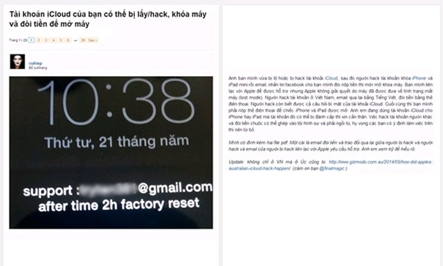 Bảo vệ tài khoản iCloud Cách bảo vệ tài khoản iCloud khỏi bị đánh cắp