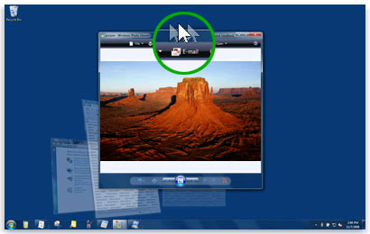 Lắc chuột để thu nhỏ các cửa sổ khác Những mẹo hữu dụng người dùng Windows ít để ý