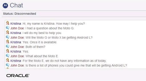 Moto X, Moto G được xác nhận cập nhật Android L