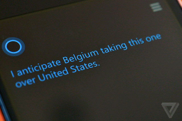 Trợ lý ảo Cortana Cortana dự đoán Đức, Argentina vào chung kết