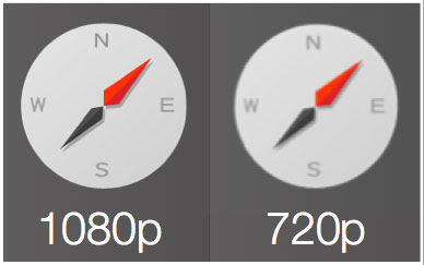 Màn hình 1080p và 720p Sự khác biệt giữa màn hình 1080p và 720p trên BlackBerry 10