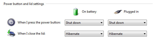 Hardware and Sound và Power Options. Tối ưu hóa quá trình Shutdown trong 2 giây
