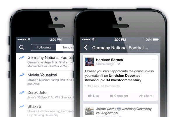 Facebook ra ứng dụng cho người nổi tiếng