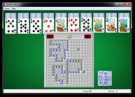 Chơi game cổ điển của Windows XP trên Windows 7