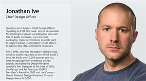 Apple bổ nhiệm Jony Ive làm trưởng bộ phận thiết kế