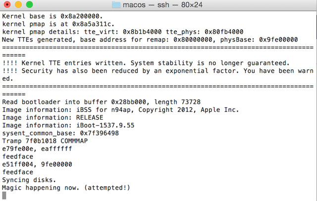 Về DFU thành công. Hướng dẫn hạ cấp iPhone 4s và iPad 2 về iOS 6.1.3
