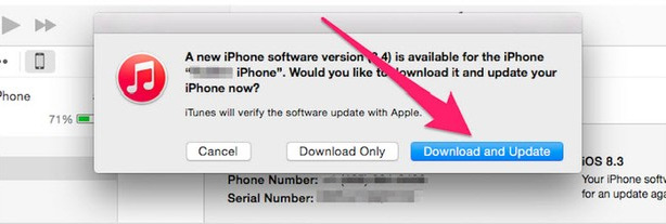 Click Download and Update Phải làm thế nào khi muốn lên đời iOS 8.4 mà iPhone thiếu bộ nhớ?