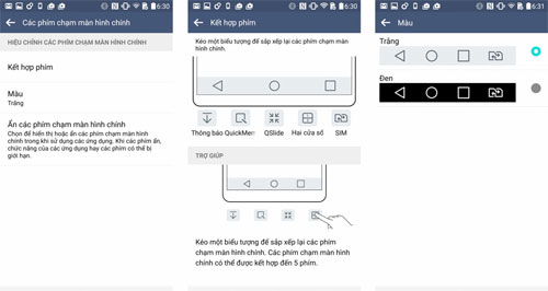 Các tính năng nhỏ mà hay của LG G4 Tùy biến thanh điều hướng: gọn hơn, tận dụng màn hình tốt hơn