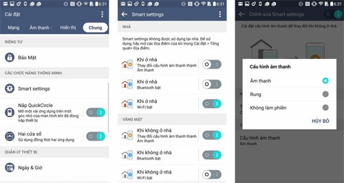 Các tính năng nhỏ mà hay của LG G4 Smart Settings