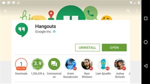 Hangouts đạt hơn 1 tỷ lượt tải về trên Google Play Store