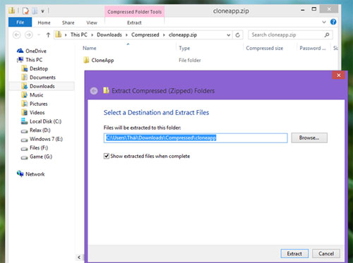 Hướng dẫn sử dụng CloneApp